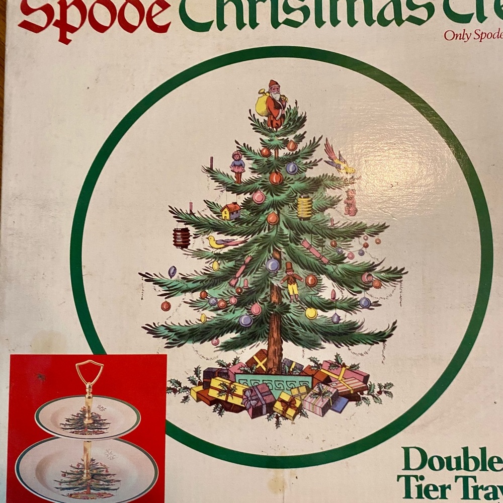 Spode Double Tier Serving tray. NOT